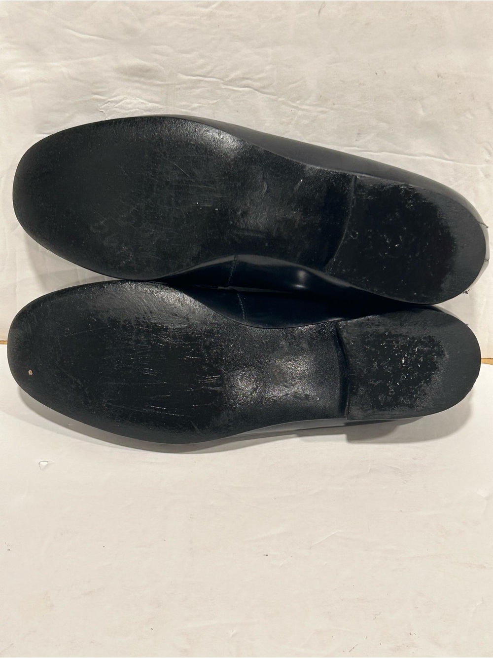 Lauren Ralph Lauren Black Leather Penny Loafers Made in Brazil Size 6.5 Vintage - Picture 10 of 12